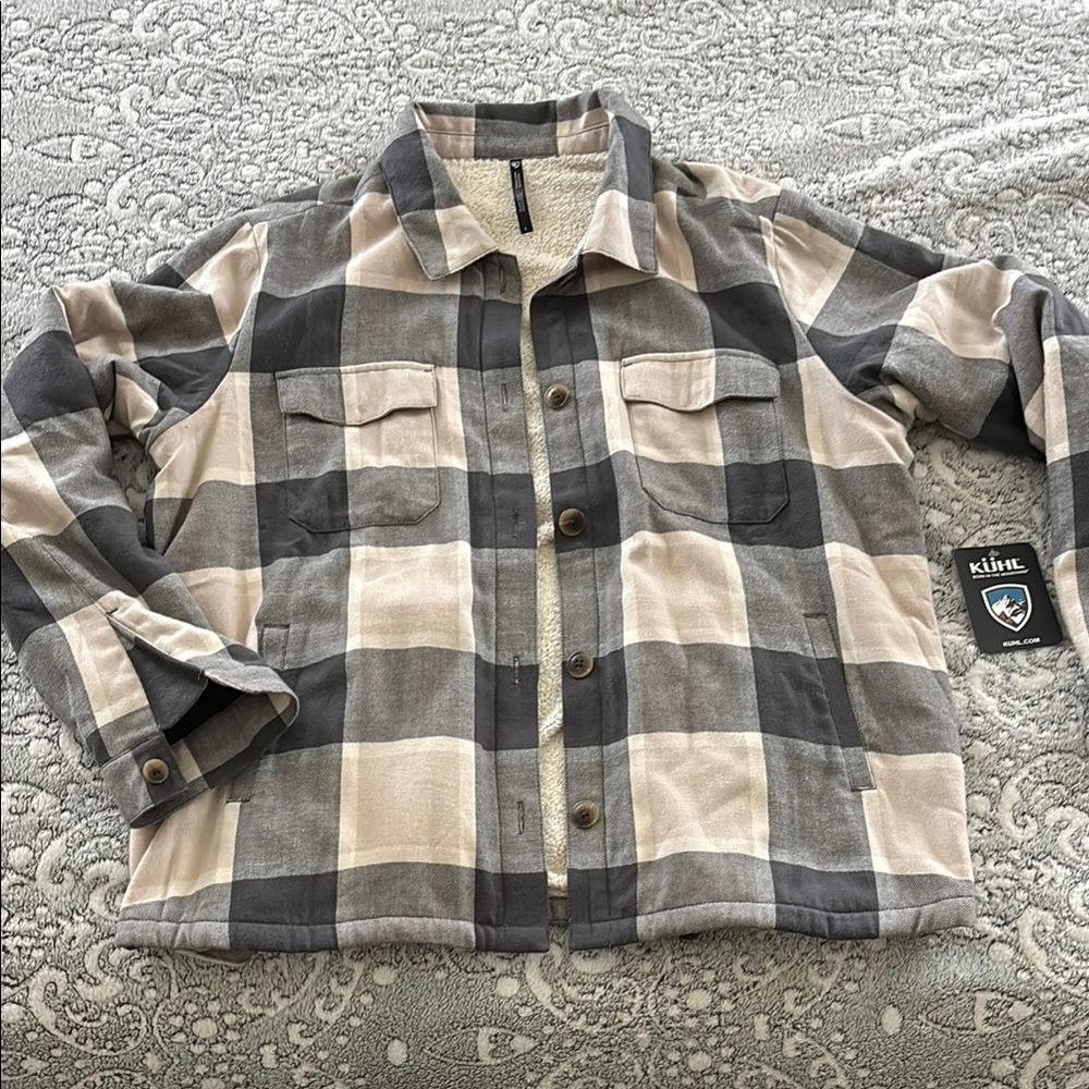 Kuhl Plaid Button-Up Flannel